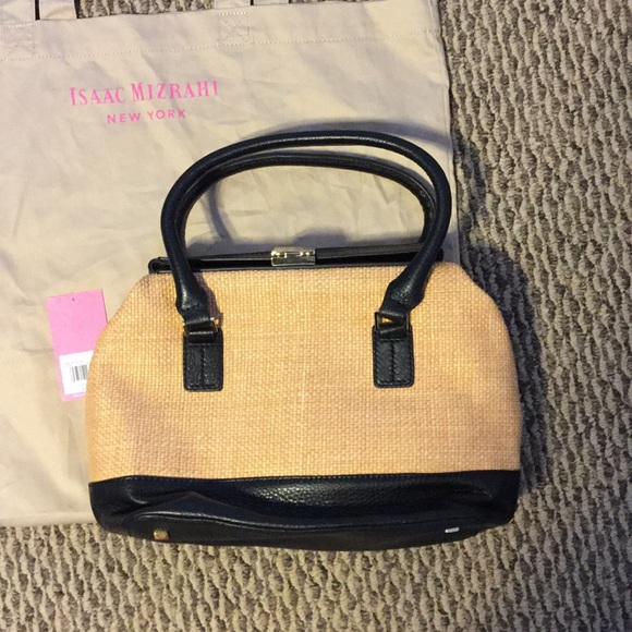 Issac Mizrahi Handbags - Issac Mizrahi Straw Bag